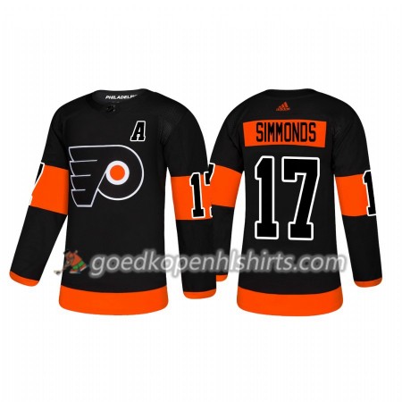 Philadelphia Flyers Wayne Simmonds 17 Adidas 2018-2019 Alternate Authentic Shirt - Mannen